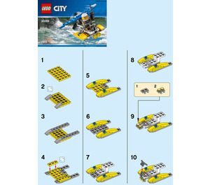 LEGO Polizei Water Flugzeug 30359 Instructions