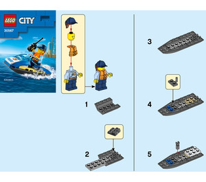 LEGO Politie Water Scooter 30567 Instructions