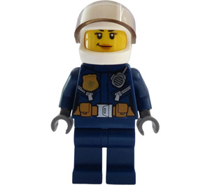 LEGO Politie Woman Motorcyclist minifiguur