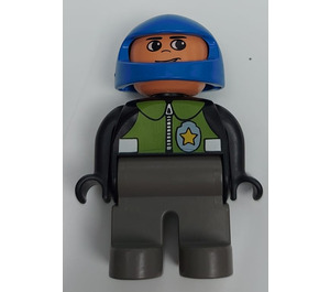 LEGO Politibetjent, Blå Hjelm Duplo figur