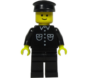 LEGO Policeman mit Schwarz Hut Minifigur
