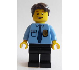 LEGO Policeman with Blue Tie, Gold Badge Minifigure
