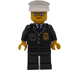 LEGO Policeman with Gold Badge and Buttons Minifigure