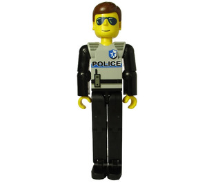 LEGO Policeman with Gray Top Technic Figure