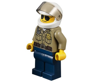 LEGO Policeman mit Helm Minifigur