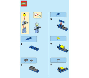 LEGO Policeman with Jet 952307 Istruzioni