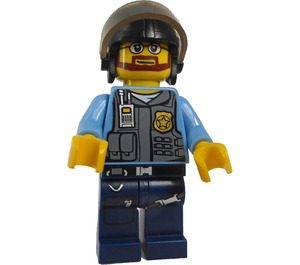 LEGO Policeman with Riot Helmet Minifigure