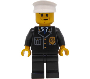 LEGO Polizist mit Weiß Hut Minifigur