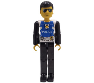 LEGO Policeman with White Top Technic Figure