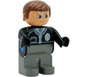 LEGO Policeman with Zipper Duplo Figure