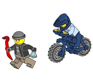 LEGO Policewoman and crook 952211