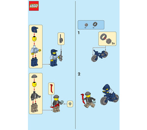 LEGO Policewoman and crook Set 952211 Instructions