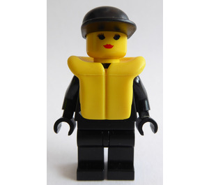 LEGO Policewoman mit Sheriff Star und Lifejacket Minifigur