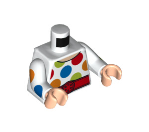 LEGO Polka-Dot Man Minifig Torso (973 / 76382)