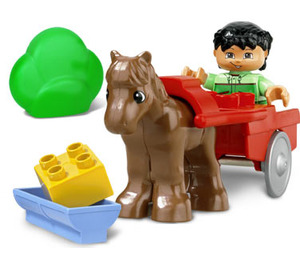 LEGO Pony en Cart 4683