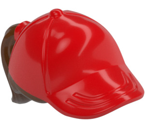 LEGO Paardenstaart Haar met Rood Hoed (35660)