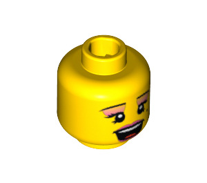 LEGO Pop Star Head (Safety Stud) (15011 / 92175)