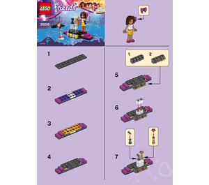 LEGO Pop Star rouge Carpet 30205 Instructions