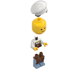 LEGO Popcorn Seller Minifigurine