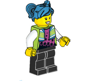 LEGO Poppy Starr Minifigure
