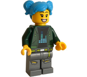 LEGO Poppy Starr med Grön Topp Minifigur