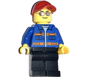 LEGO Porsche 911 GT Finish Line Flagman Minifigure