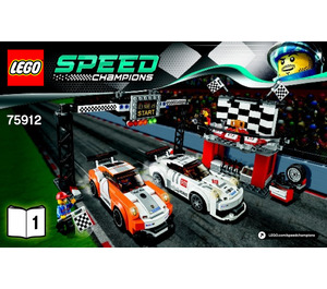 LEGO Porsche 911 GT Finish Line Set 75912 Instructions
