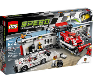 LEGO Porsche 919 Hybrid en 917K Pit Lane 75876 Packaging