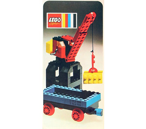 LEGO Port Kraan en Vlak Wagon 132-2