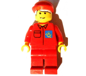 LEGO Post Office Worker med Rød Kasket Minifigur