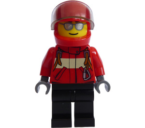 LEGO Postal Service Helikopter Pilot Minifigur