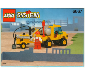LEGO Pothole Patcher Set 6667 Instructions