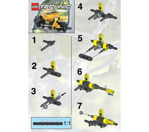 LEGO Power Bike Set 1291 Instructions