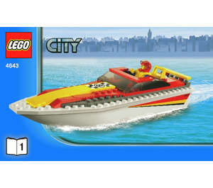 LEGO Power Boat Transporter 4643 Instructions