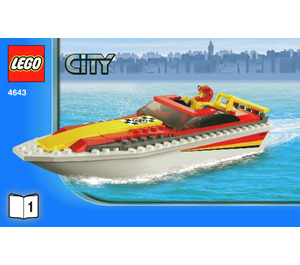 LEGO Power Boat Transporter 4643 Instruktioner