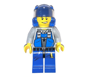 LEGO Power Miners Doc, Helm mit Visier Minifigur