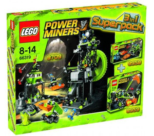 LEGO Power Miners Super Pack 3 dans 1 66319 Packaging