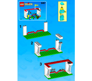 LEGO Power Pitstop Set 6467 Instructions