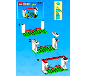 LEGO Power Pitstop 6467 Instruktioner