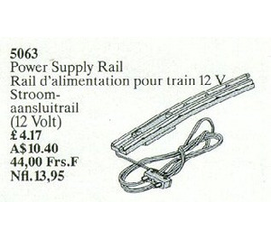 LEGO Power Supply Rail for 12V Trains Set 5063