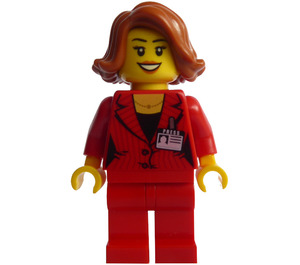 LEGO Press Mujer/Reporter Minifigura