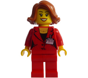 LEGO Press Woman/Reporter Minifigur