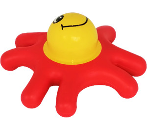 LEGO Primo Tier Seestern mit 8 Arme, Gelb Center und Gesicht