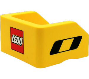 LEGO Primo Voertuig Bed met Lego logo en Safety Strepen