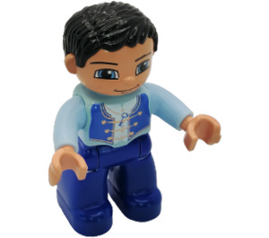 LEGO Prince med Blå Ben Duplo-figur