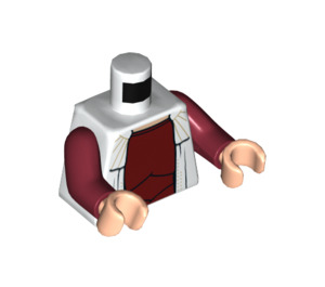 LEGO Prinsesse Leia med Bespin Påklædning Minifig Torso (973 / 76382)