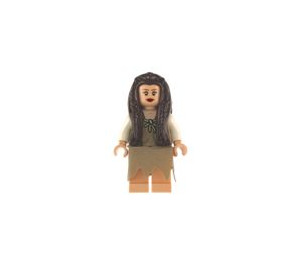 LEGO Prinsesse Leia med Mørk beige Endor Antrekk Minifigur