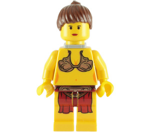 LEGO Princess Leia with Slave Outfit and Yellow Skin Minifigure