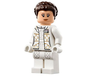 LEGO Princesa Leia con Blanco Hoth Atuendo (Smile / Breathing Máscara) Minifigura