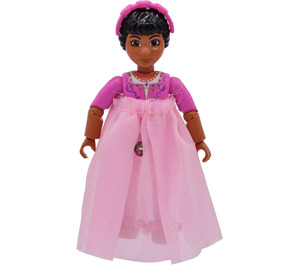 LEGO Princess Paprika met Pink Skirt en Dark Pink Top en Headband